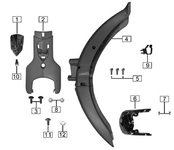 Stock Replacement Parts - Monterey - FRONT FENDER ASSY - CSC